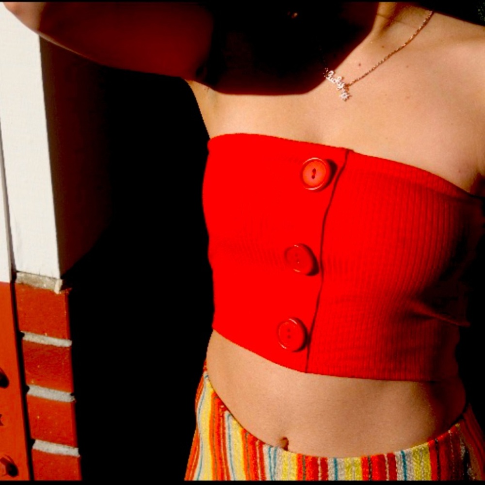 Urban outfitters ribbed tubed top